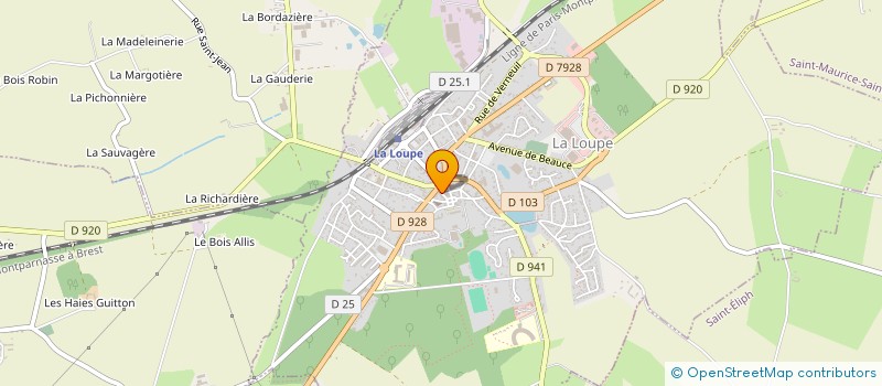 localisation de l'entreprise MADAME CATHERINE BUTHIER à LA LOUPE