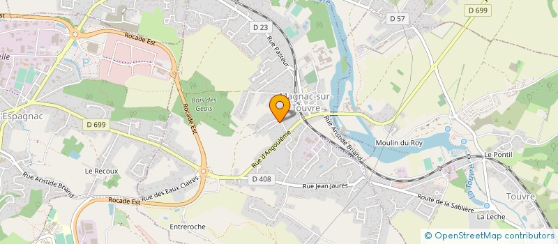 localisation de l'entreprise MADAME CATHERINE BUTON  MAGNAC-SUR-TOUVRE