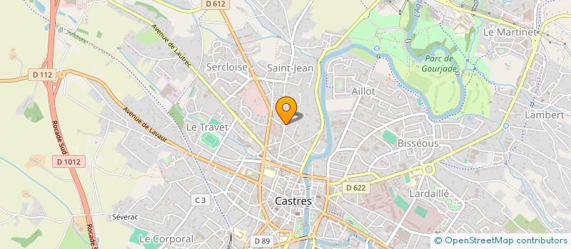 localisation de l'entreprise MADAME CATHERINE BUTTERLIN à CASTRES