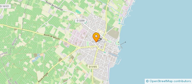 localisation de l'entreprise MADAME CATHERINE CABANEL à MARSEILLAN