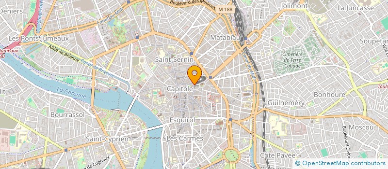 localisation de l'entreprise MADAME CATHERINE CABANNE  TOULOUSE