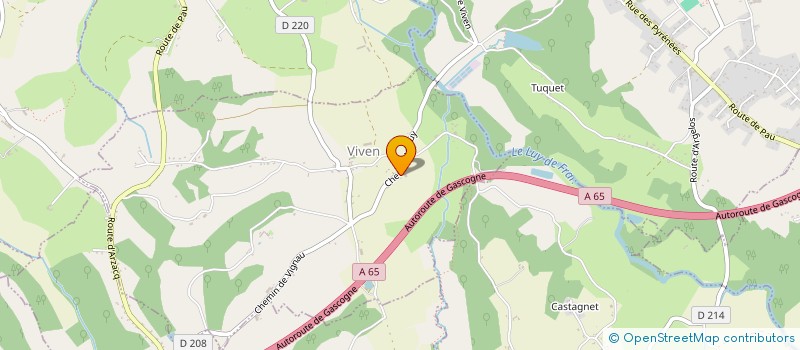 localisation de l'entreprise MADAME CATHERINE CABANNES  VIVEN