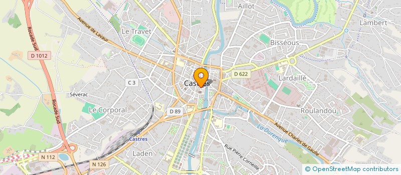 localisation de l'entreprise MADAME CATHERINE CABAUSSEL à CASTRES