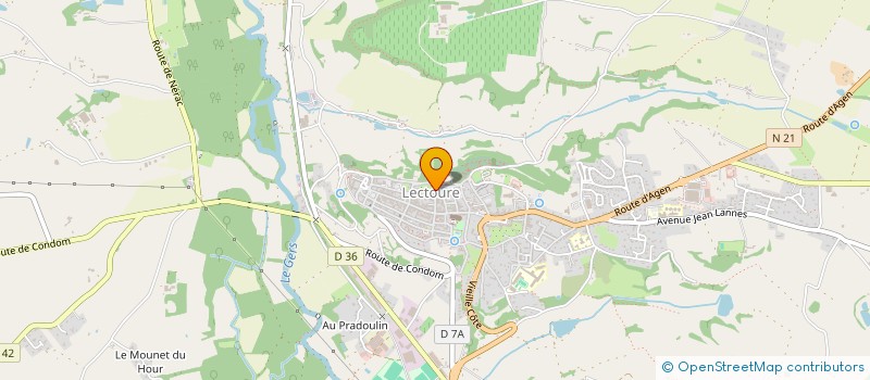 localisation de l'entreprise MADAME CATHERINE CADEILHAN  LECTOURE