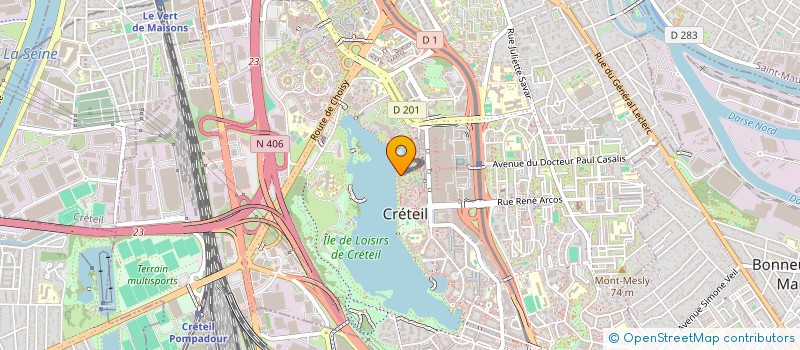 localisation de l'entreprise MADAME CATHERINE CAHEN-SALVADOR  CRETEIL