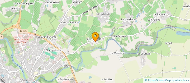 localisation de l'entreprise MADAME CATHERINE CAILLE à CLISSON