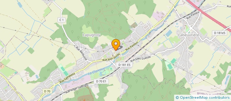 localisation de l'entreprise MADAME CATHERINE CAILLERET  LAPUGNOY