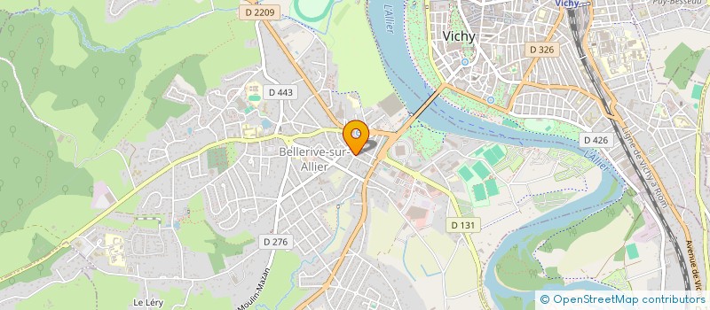 localisation de l'entreprise MADAME CATHERINE CAILLOT à BELLERIVE-SUR-ALLIER