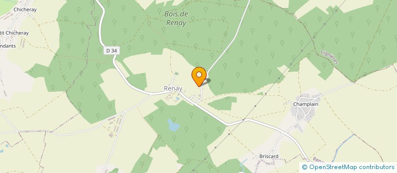 localisation de l'entreprise MADAME CATHERINE CAILLOUX  RENAY