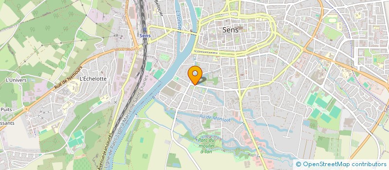 localisation de l'entreprise MADAME CATHERINE CALDERARO à SENS