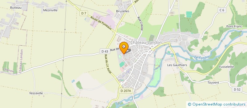 localisation de l'entreprise MADAME CATHERINE CALVIAC  CHATEAU-LANDON