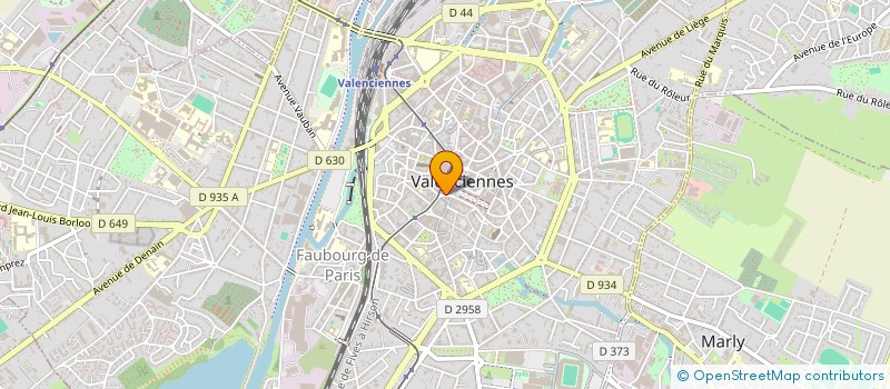 localisation de l'entreprise MADAME CATHERINE CAMETZ  VALENCIENNES