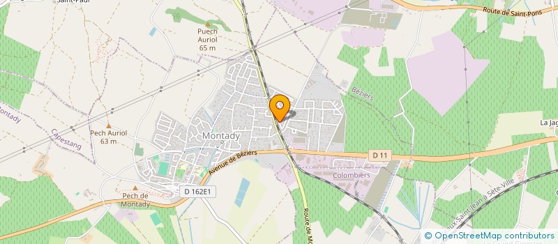 localisation de l'entreprise MADAME CATHERINE CAMPEAUX  MONTADY