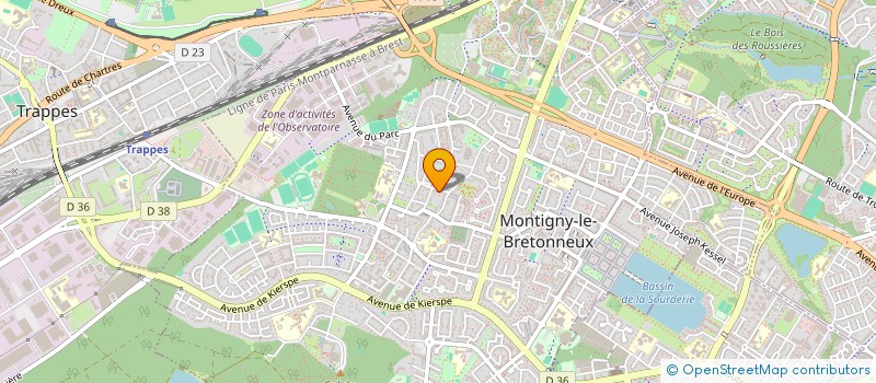 localisation de l'entreprise MADAME CATHERINE CAMPISTRON  MONTIGNY-LE-BRETONNEUX