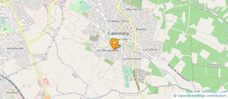 localisation de l'entreprise MADAME CATHERINE CAMPS  CABESTANY