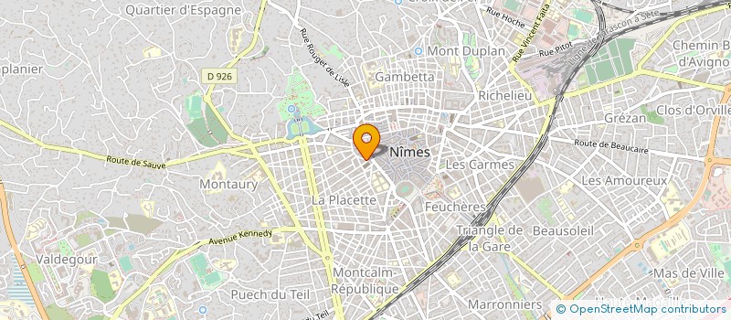 localisation de l'entreprise MADAME CATHERINE CANAC à NIMES