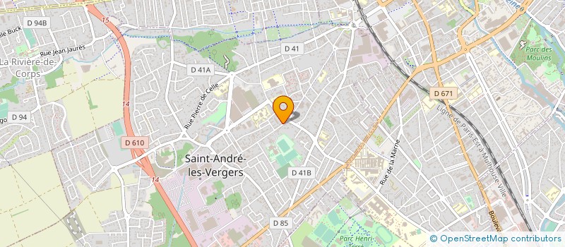 localisation de l'entreprise MADAME CATHERINE CANESSO  SAINT-ANDRE-LES-VERGERS