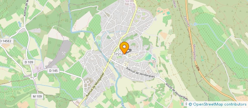 localisation de l'entreprise MADAME CATHERINE CANET  TEYRAN