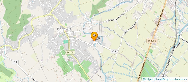 localisation de l'entreprise MADAME CATHERINE CANIVET à PIERREVERT