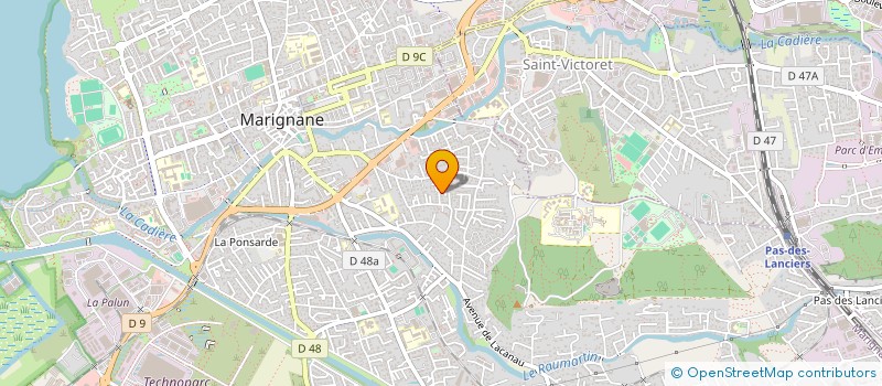 localisation de l'entreprise MADAME CATHERINE CANO  MARIGNANE