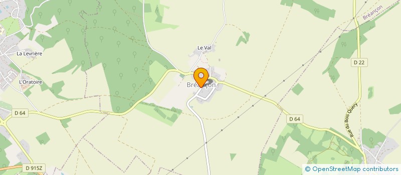 localisation de l'entreprise MADAME CATHERINE CANTAREL  BREANCON