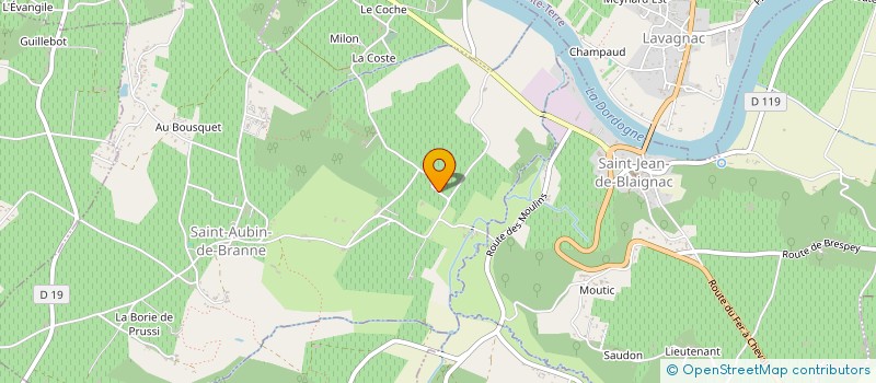 localisation de l'entreprise MADAME CATHERINE CANTE  SAINT-AUBIN-DE-BRANNE