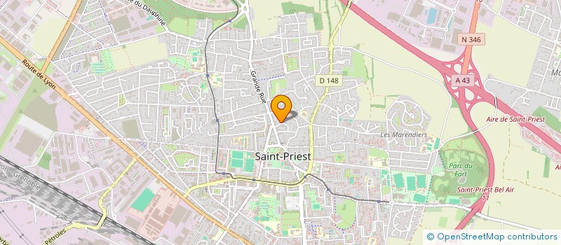 localisation de l'entreprise MADAME CATHERINE CAPONY  SAINT-PRIEST