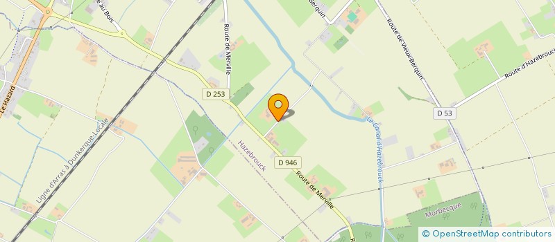 localisation de l'entreprise MADAME CATHERINE CAPPEL à HAZEBROUCK