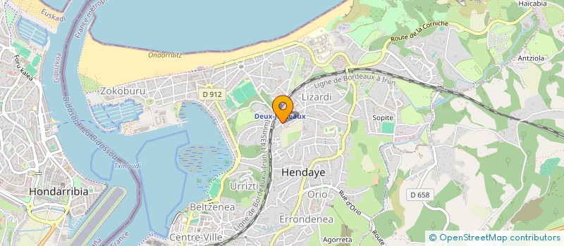 localisation de l'entreprise MADAME CATHERINE CAPUANO  HENDAYE