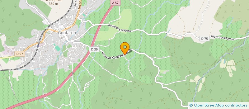 localisation de l'entreprise MADAME CATHERINE CARCENAC  GONFARON