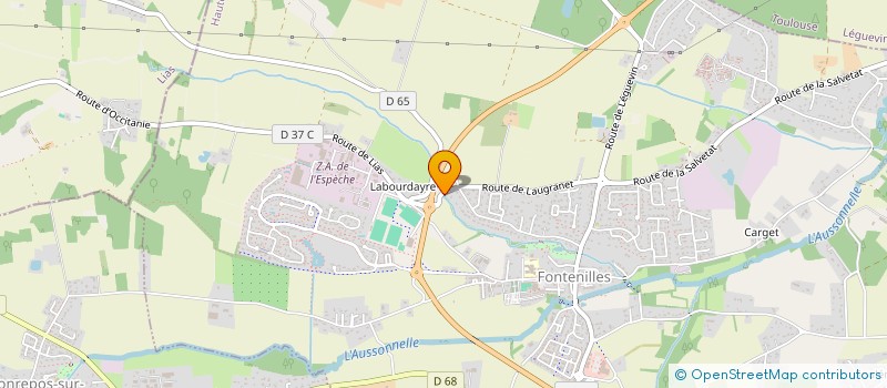 localisation de l'entreprise MADAME CATHERINE CARLESSO  FONTENILLES