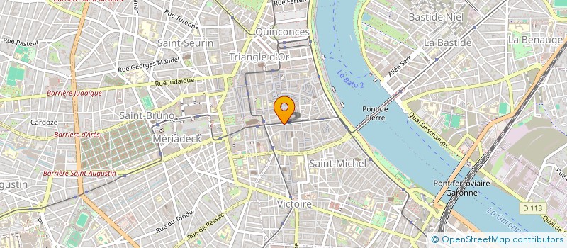 localisation de l'entreprise MADAME CATHERINE CARMOUSE  BORDEAUX