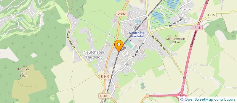 localisation de l'entreprise MADAME CATHERINE CARON à NEUFCHATEL-HARDELOT