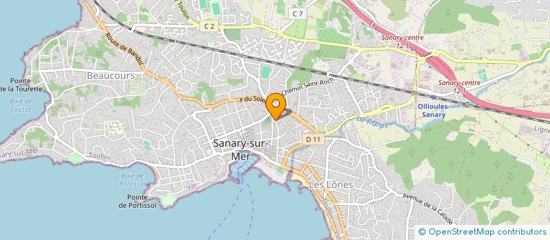 localisation de l'entreprise MADAME CATHERINE CARPENTIER à HYERES
