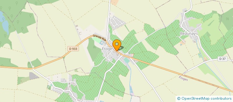 localisation de l'entreprise MADAME CATHERINE CARRE  ETOGES