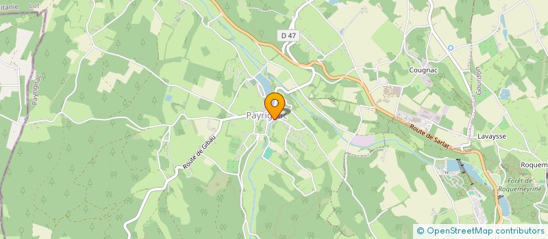 localisation de l'entreprise MADAME CATHERINE CARRON  PAYRIGNAC