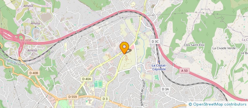 localisation de l'entreprise MADAME CATHERINE CARTHIEUX  LA CIOTAT