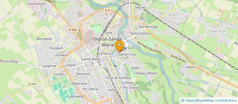 localisation de l'entreprise MADAME CATHERINE CASABONNE à OLORON-SAINTE-MARIE
