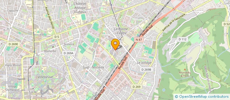 localisation de l'entreprise MADAME CATHERINE CASIER  SAINT-MARTIN-D'HERES