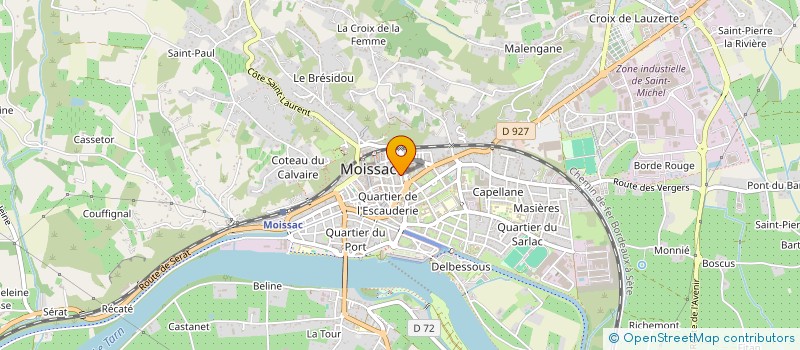 localisation de l'entreprise MADAME CATHERINE CASTAGNA à MOISSAC