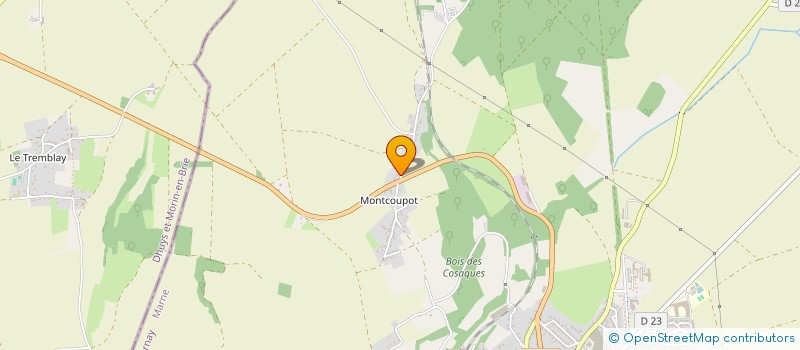 localisation de l'entreprise MADAME CATHERINE CAUGANT  MONTMIRAIL