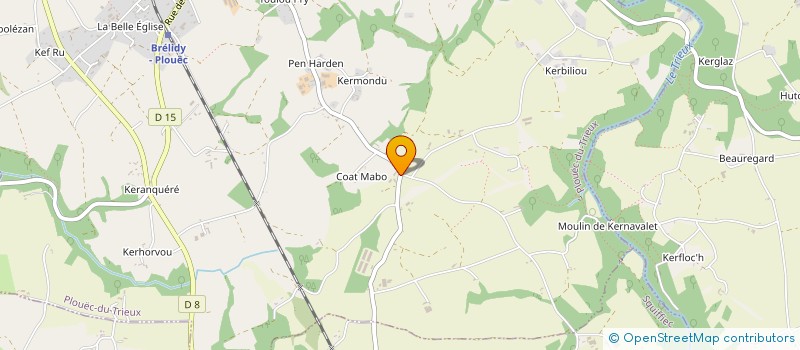 localisation de l'entreprise MADAME CATHERINE CAULET  PLOUEC-DU-TRIEUX