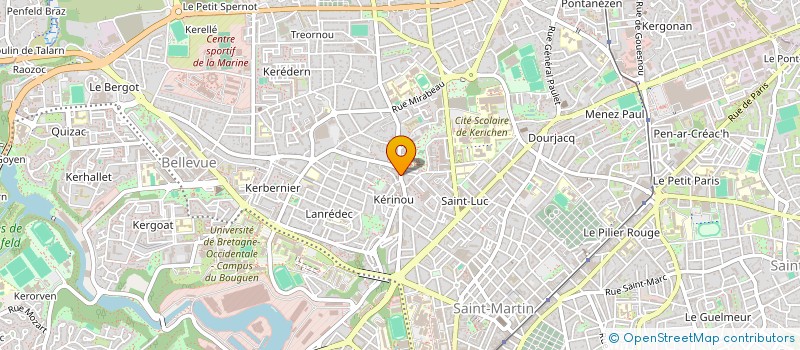 localisation de l'entreprise MADAME CATHERINE CAUSEUR à BREST