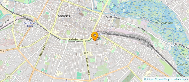 localisation de l'entreprise MADAME CATHERINE CAUX  AMIENS