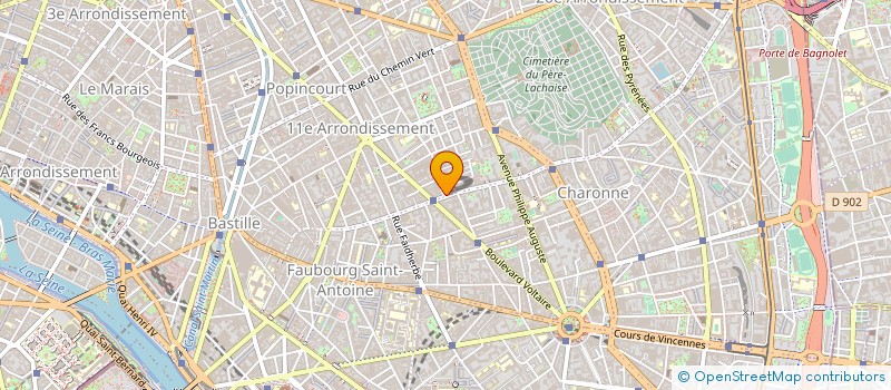 localisation de l'entreprise MADAME CATHERINE CAZAUX  PARIS