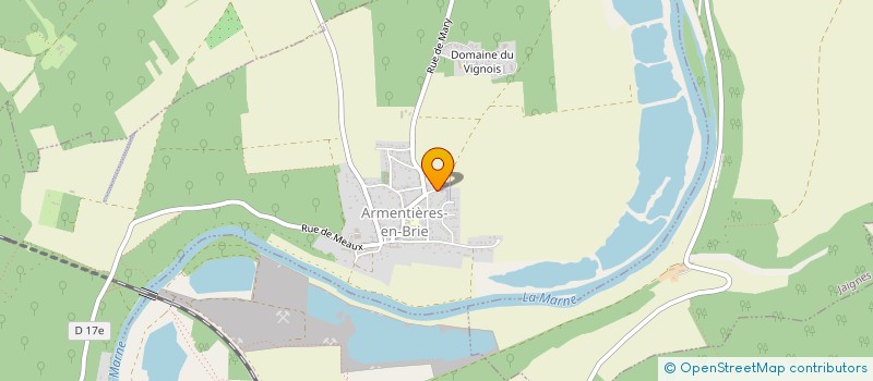 localisation de l'entreprise MADAME CATHERINE CERBINO  ARMENTIERES-EN-BRIE