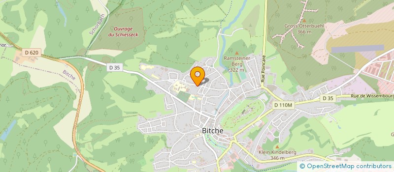 localisation de l'entreprise MADAME CATHERINE CERBINO  BITCHE