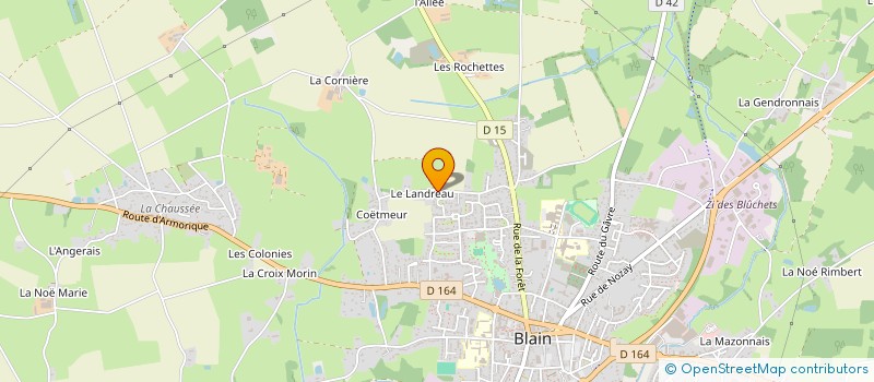 localisation de l'entreprise MADAME CATHERINE CERISIER  BLAIN