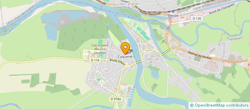 localisation de l'entreprise MADAME CATHERINE CESAR  DECIZE