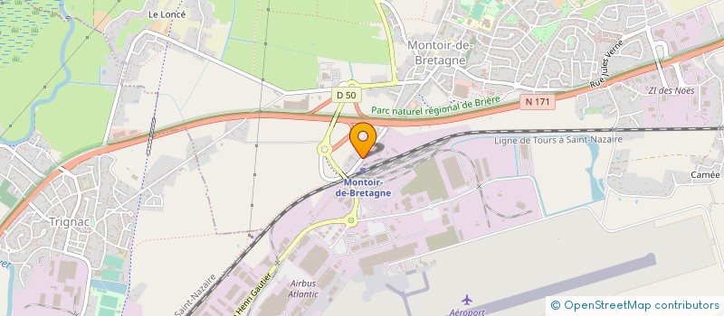 localisation de l'entreprise MADAME CATHERINE CESBRON  MONTOIR-DE-BRETAGNE